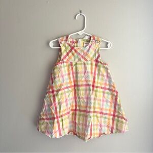 Gymboree Multicolor Plaid Kids Casual Dress